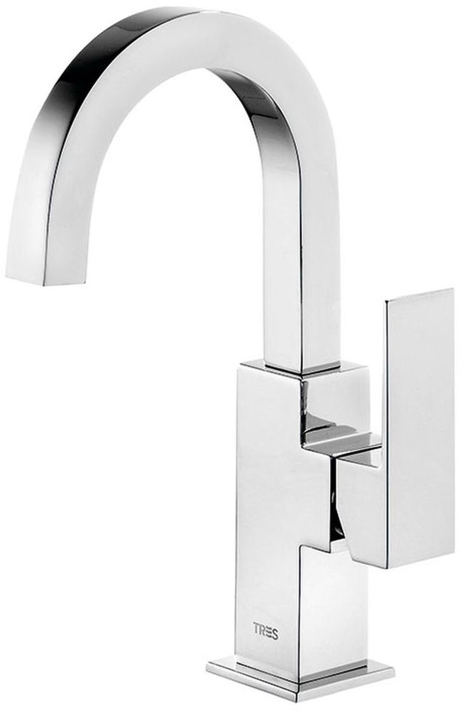 Tres Cuadro-Tres bateria umywalkowa stojąca chrom 1.06.605