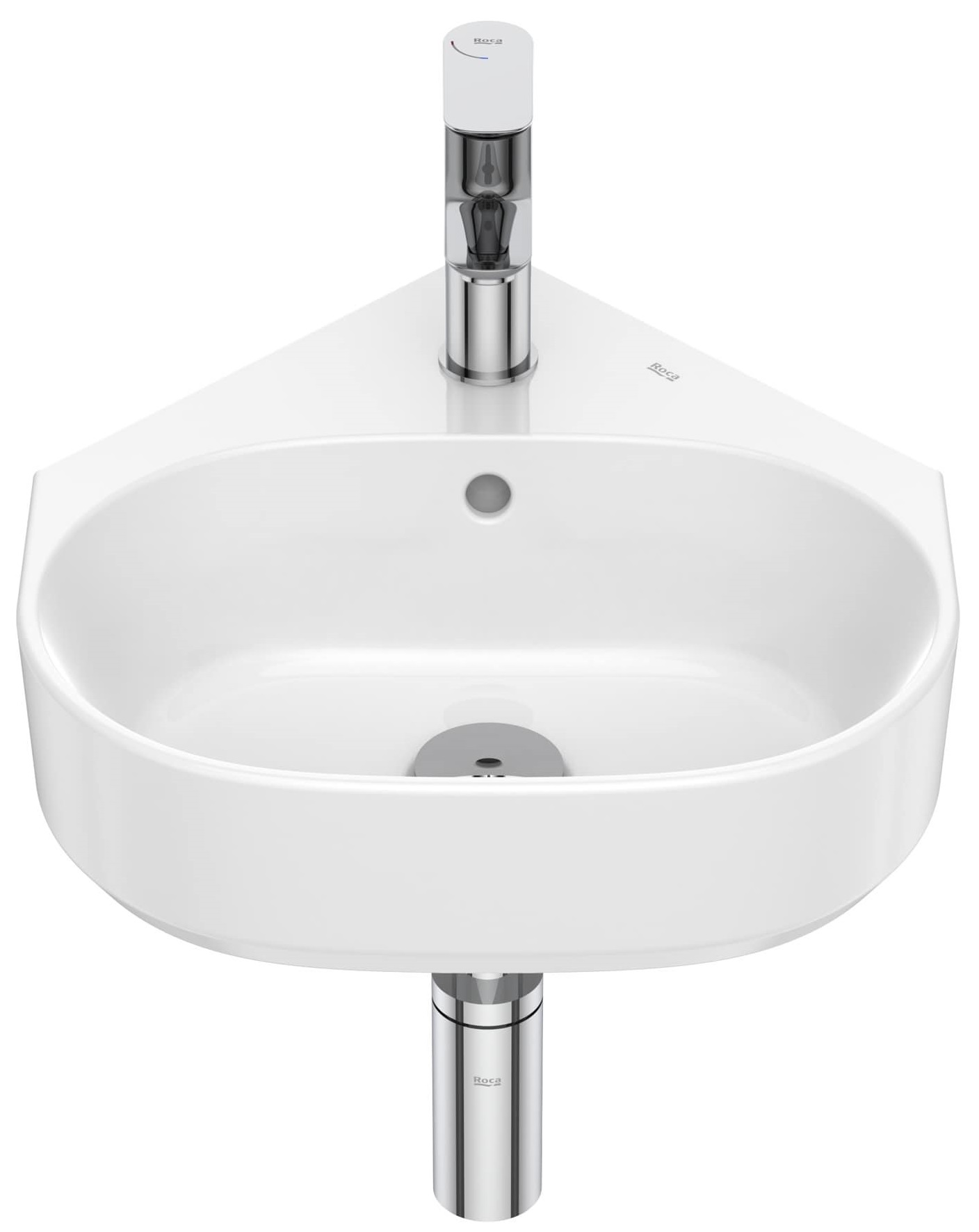 Roca Gap umywalka 44x40 cm narożna ścienna biała A3270YYS00