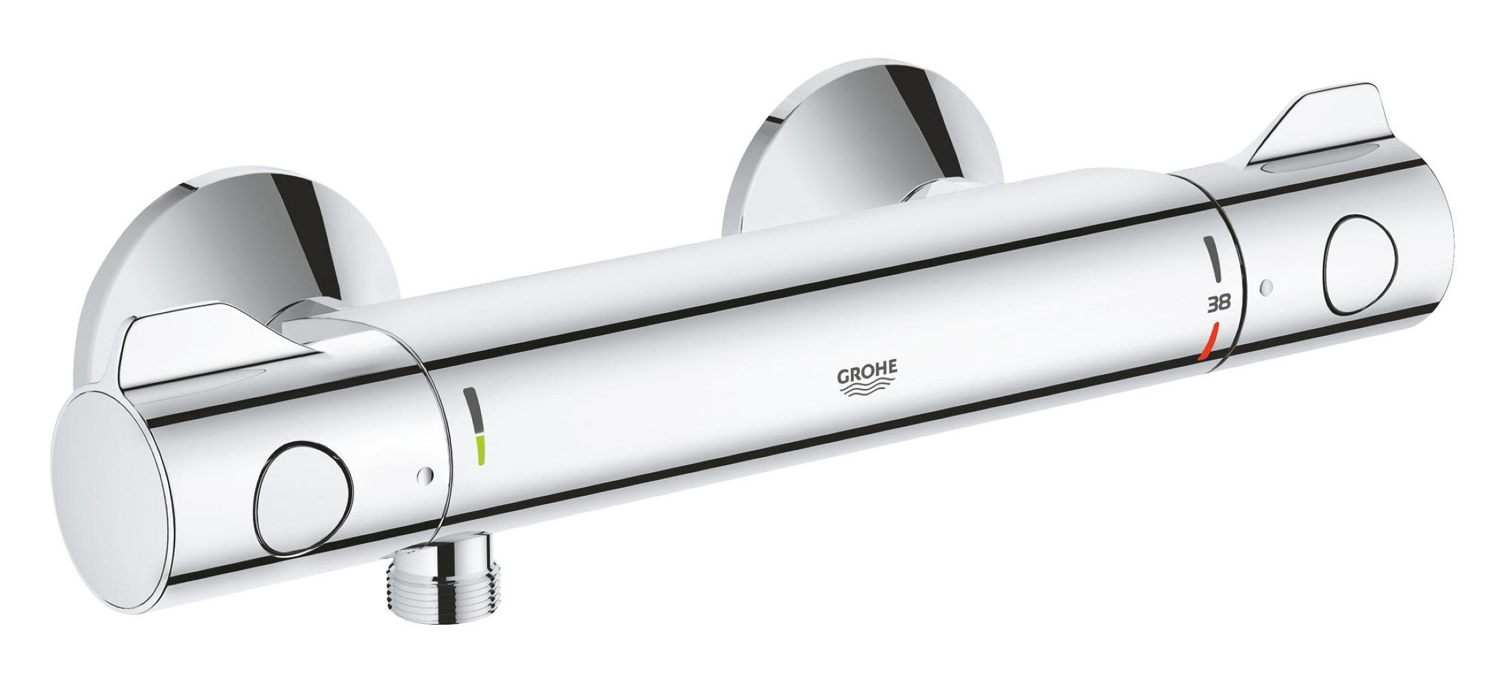Grohe Grohtherm 800 bateria prysznicowa ścienna termostatyczna chrom 34558000 - Wysyłka w 24h