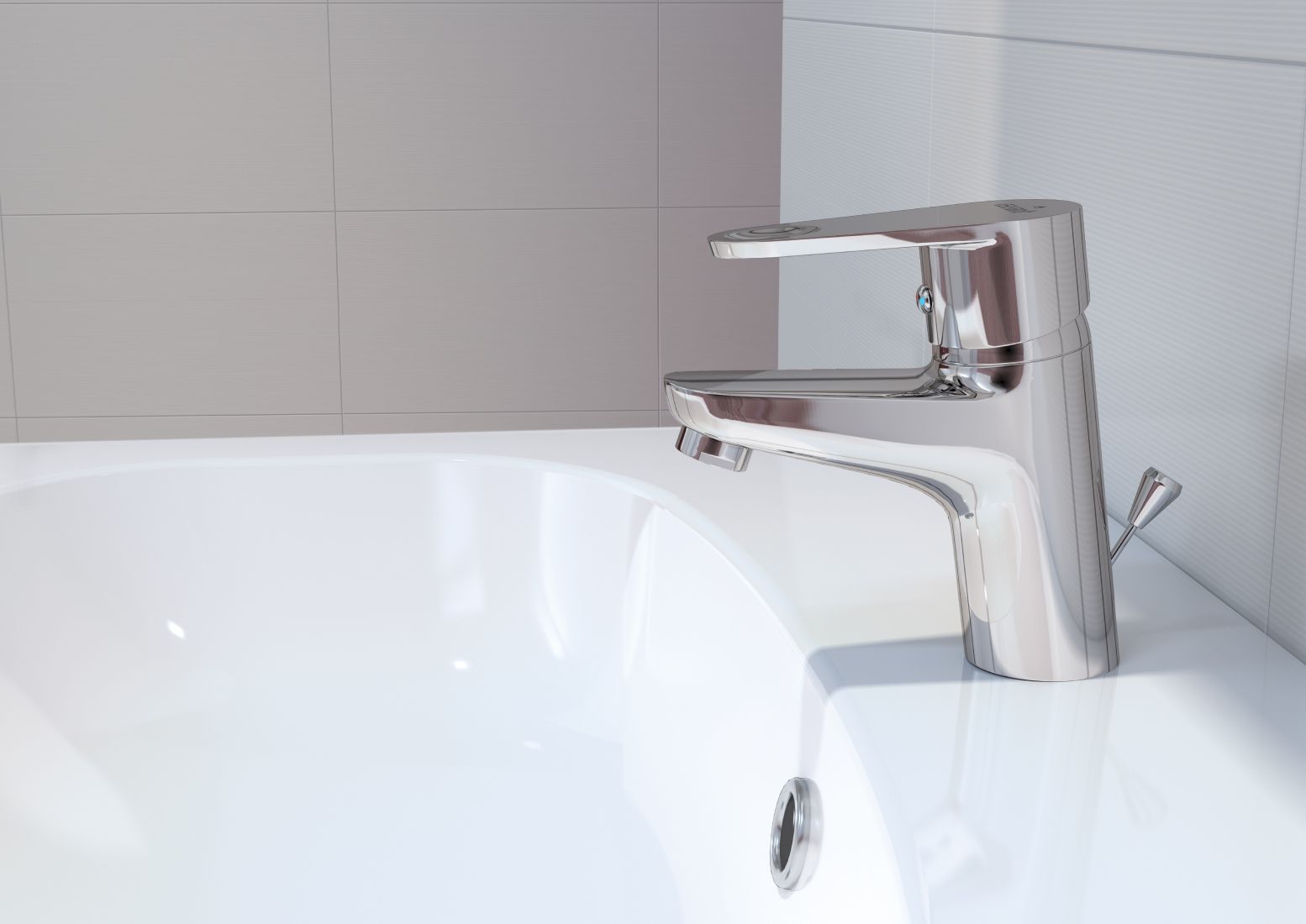 Cersanit Cari bateria umywalkowa stojąca chrom S951-040 - Wysyłka w 24h