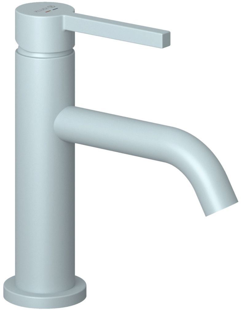 Kludi Nova Fonte Pura bateria umywalkowa stojąca niebieski mat 20266O415