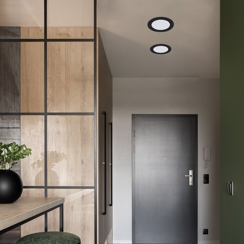 Rabalux Shaun2 lampa do zabudowy 1x12 W czarna 71242