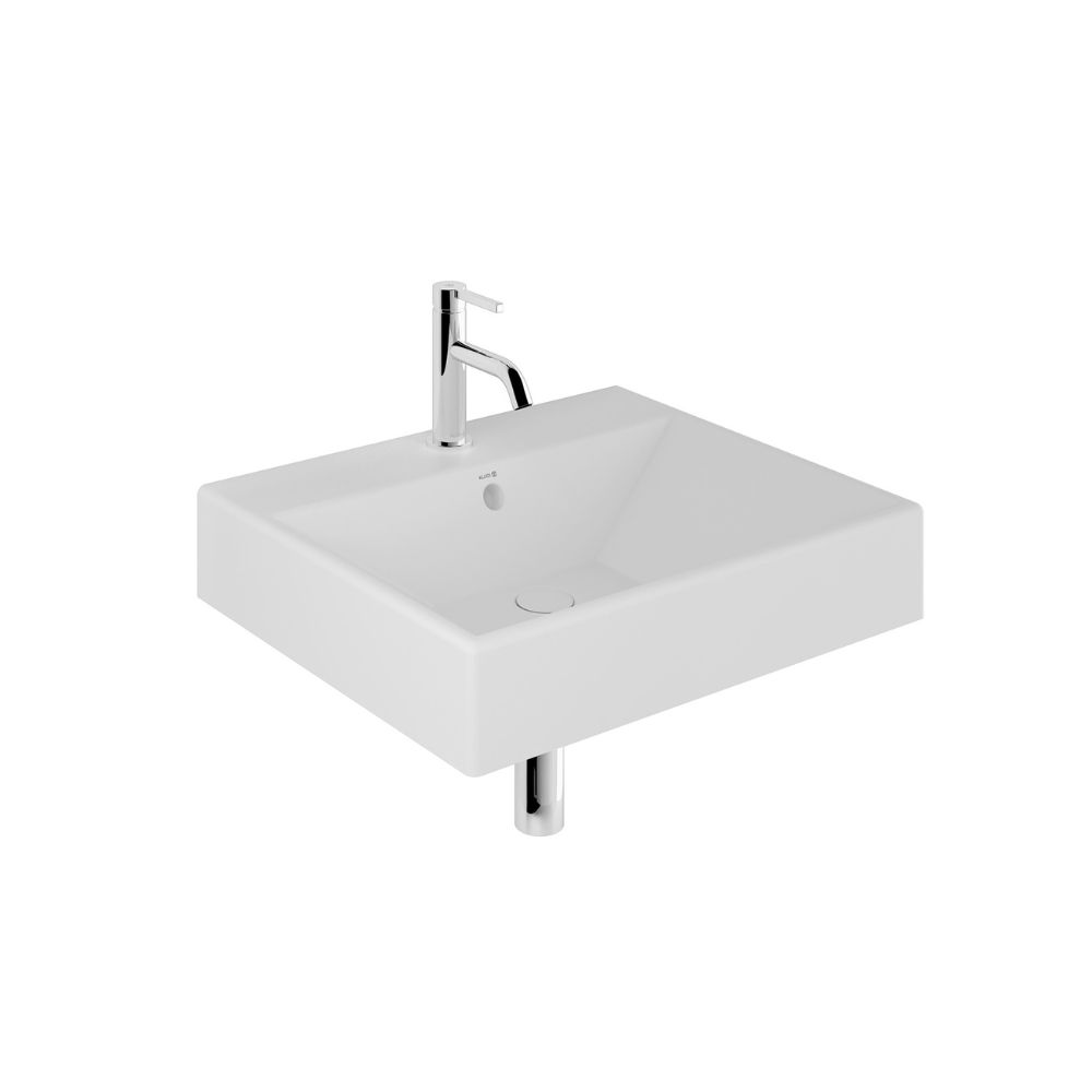 Kludi Resa umywalka 61x50 cm kwadratowa meblowa-nablatowa biały mat 59WW6153