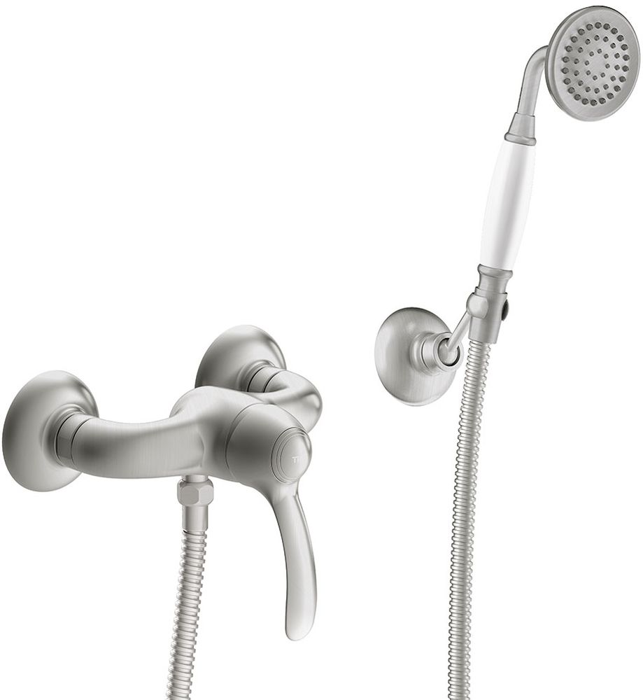 Tres Monoclasic bateria prysznicowa ścienna stal 242.167.01.AC