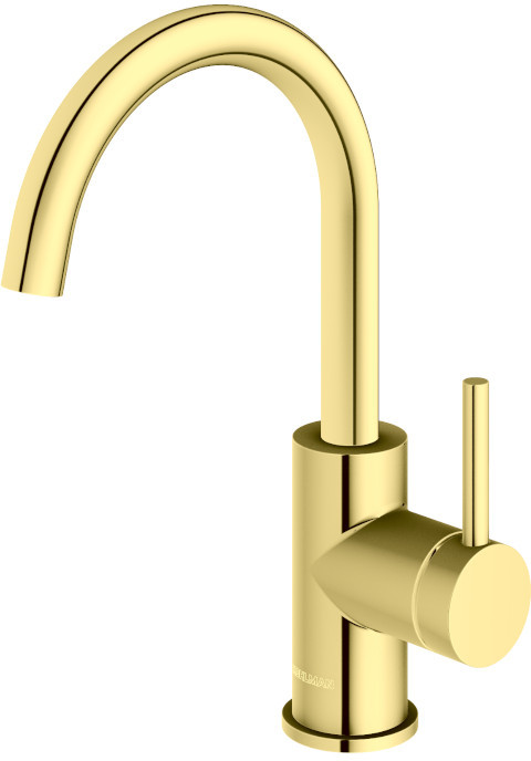 Kohlman Axel Gold bateria umywalkowa stojąca złota QB150AGD