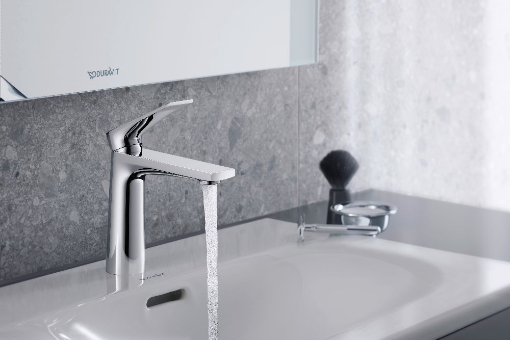 Duravit Tulum bateria umywalkowa stojąca chrom TU1021002010