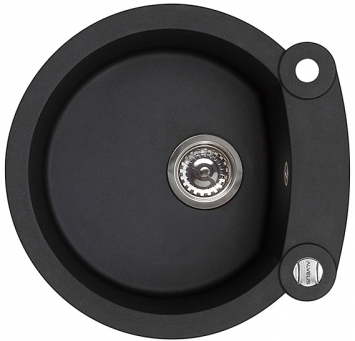 Alveus Roll 10 zlewozmywak granitowy czarny 1211091