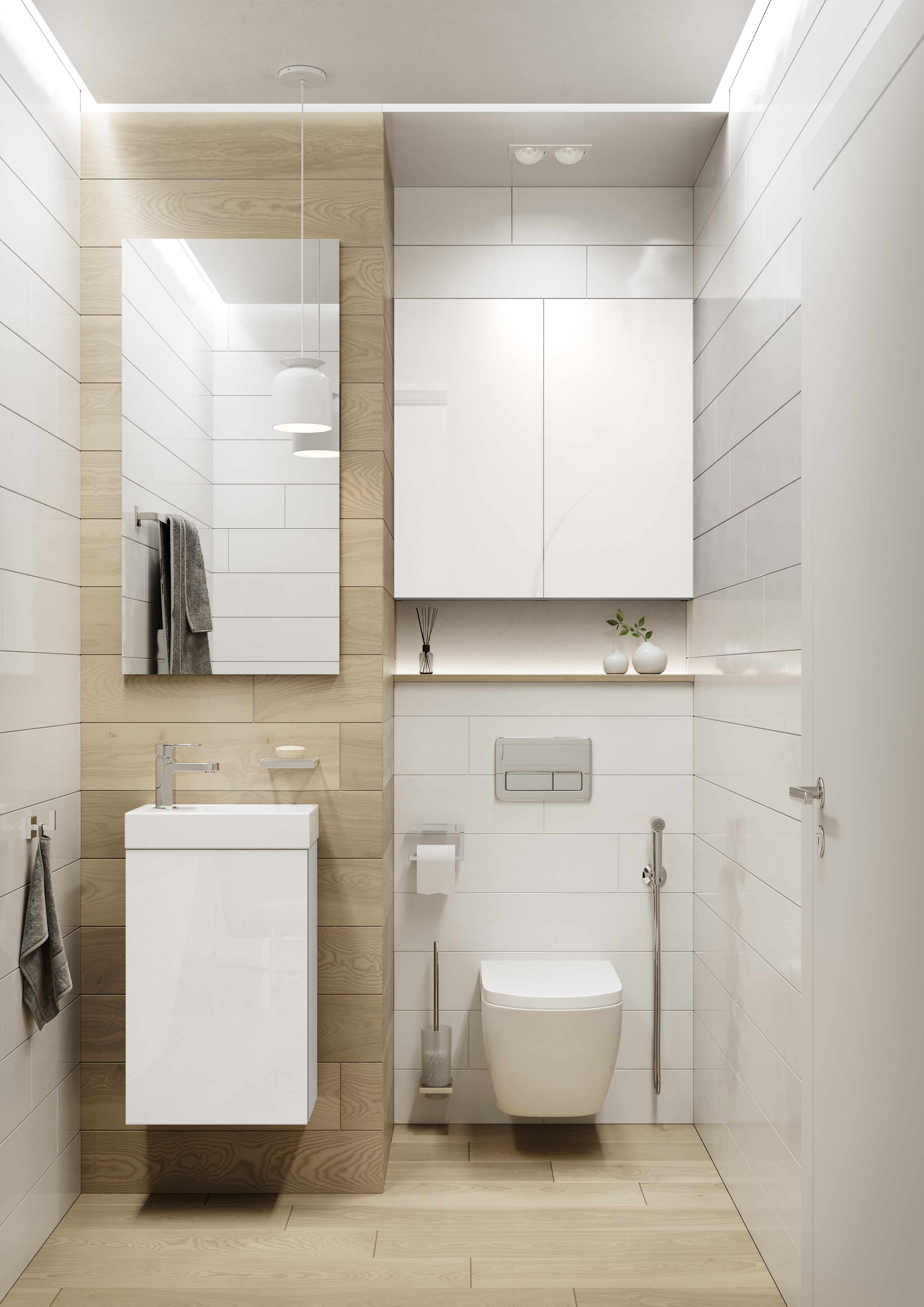 Elita Young Basic umywalka z szafką 40,2 cm białą RE163068008060 - Wysyłka w 24h