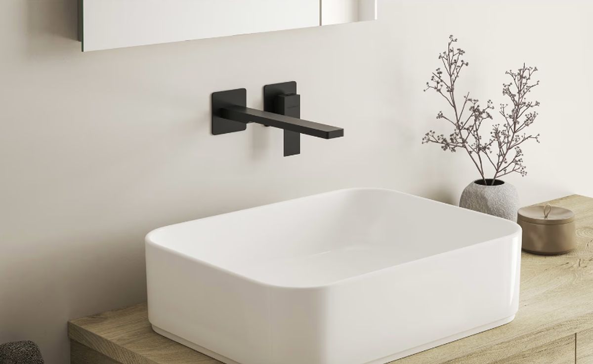 Kronenbach Quara 3.0 Black bateria umywalkowa podtynkowa czarny mat KB100357C11 - Wysyłka w 24h