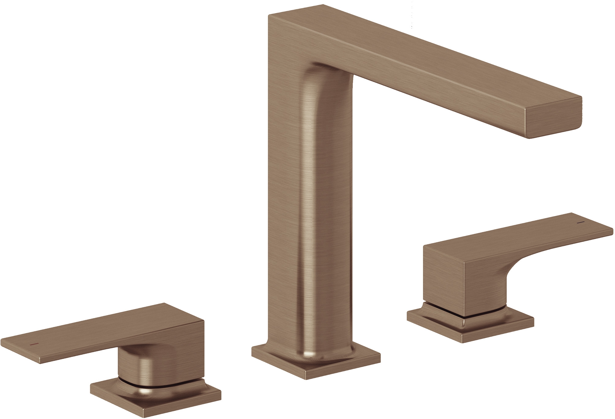 Kludi Decus bateria umywalkowa stojąca brąz szczotkowany 54393N175