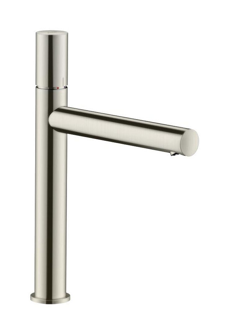 Axor Uno 200 bateria umywalkowa stojąca wysoka EcoSmart nikiel szczotkowany 45003820