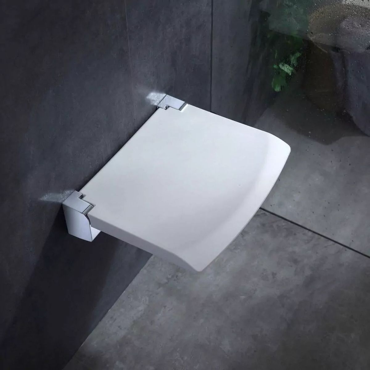 Stella siedzisko prysznicowe składane białe 28.001