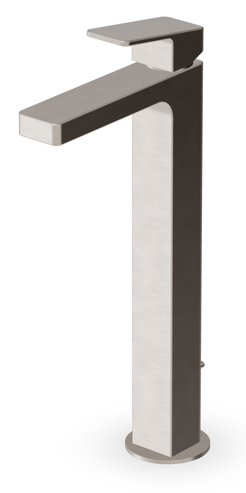 Zucchetti Jingle bateria umywalkowa stojąca nikiel ZIN691.C3