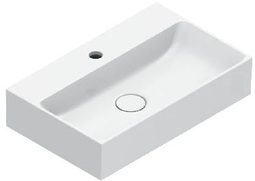 Catalano Premium umywalka 55x35 cm prostokątna ścienna biała 0220551001