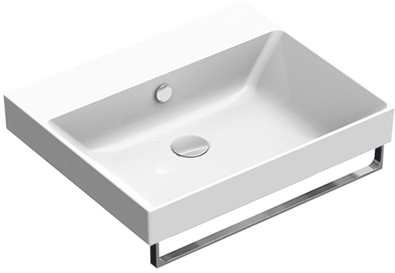 Catalano Zero umywalka 60x50 cm prostokątna ścienna-meblowa biała 0120600001