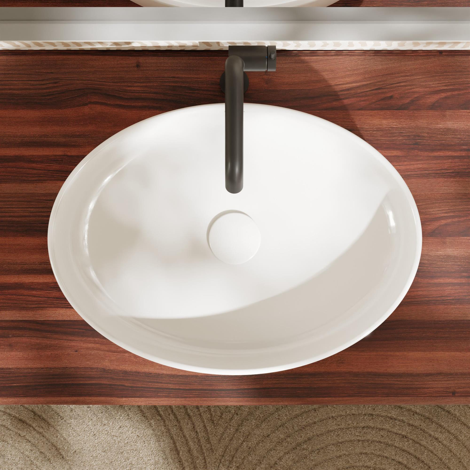 Hansgrohe Xuniva D umywalka 55x40 cm nablatowa SmartClean biały 61072450