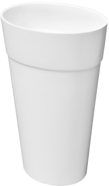 Besco Uniqa umywalka 46x32x84 cm wolnostojąca owalna biała #UMD-U-WO