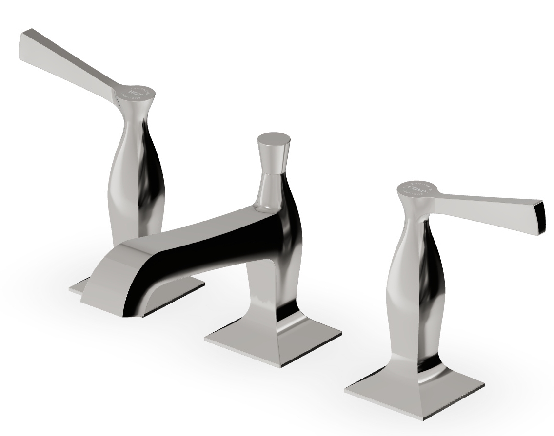 Zucchetti Bellagio bateria umywalkowa stojąca nikiel ZB2425.C8