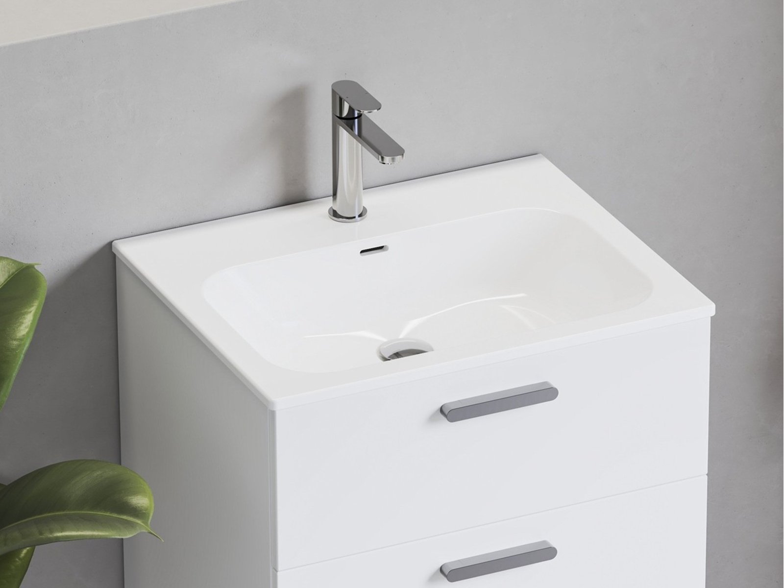 Ravak Chrome umywalka 70,5x49 cm prostokątna meblowa biała XJX01170002 - Wysyłka w 24h