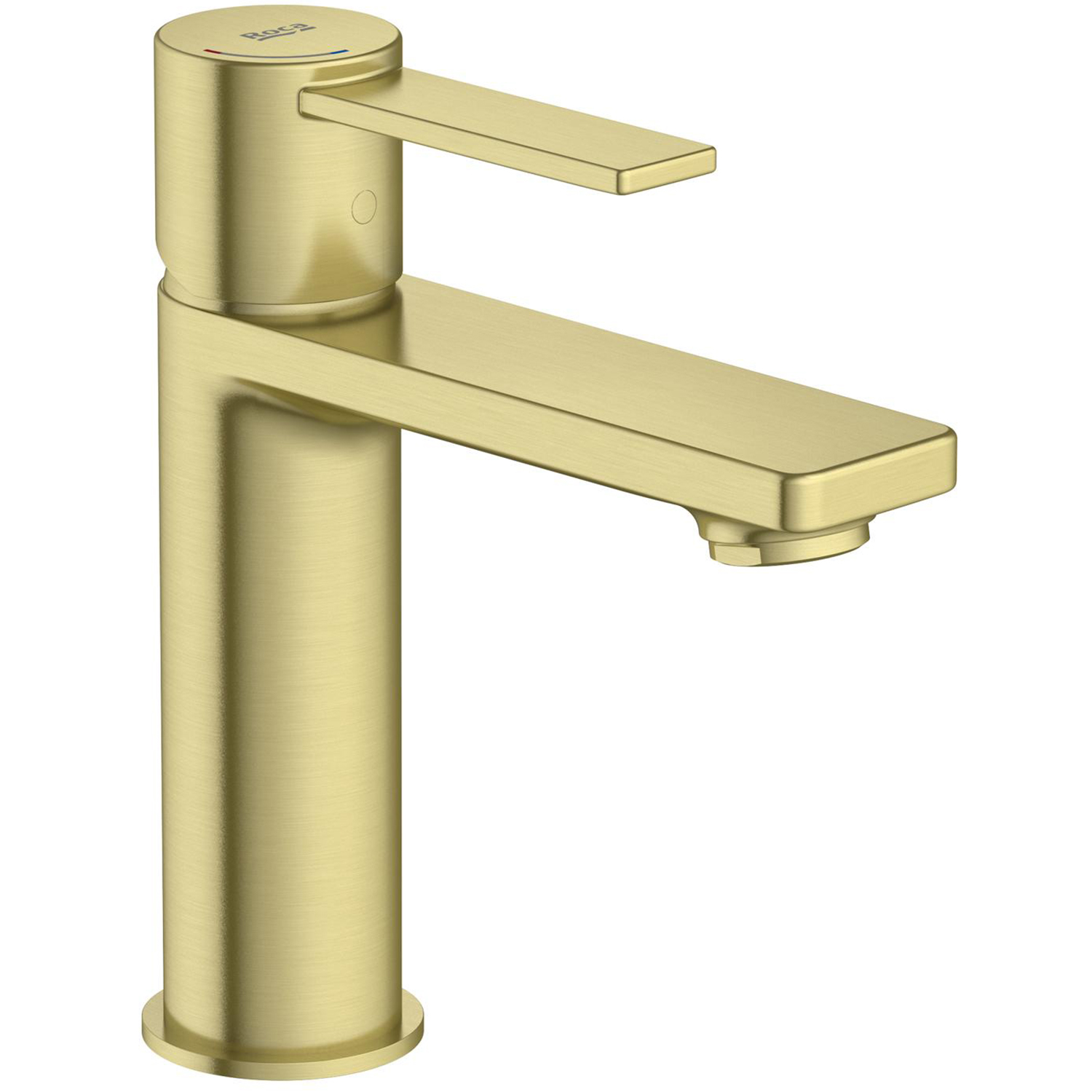 Roca Targa bateria umywalkowa stojąca Brushed Gold A5A325FVA0