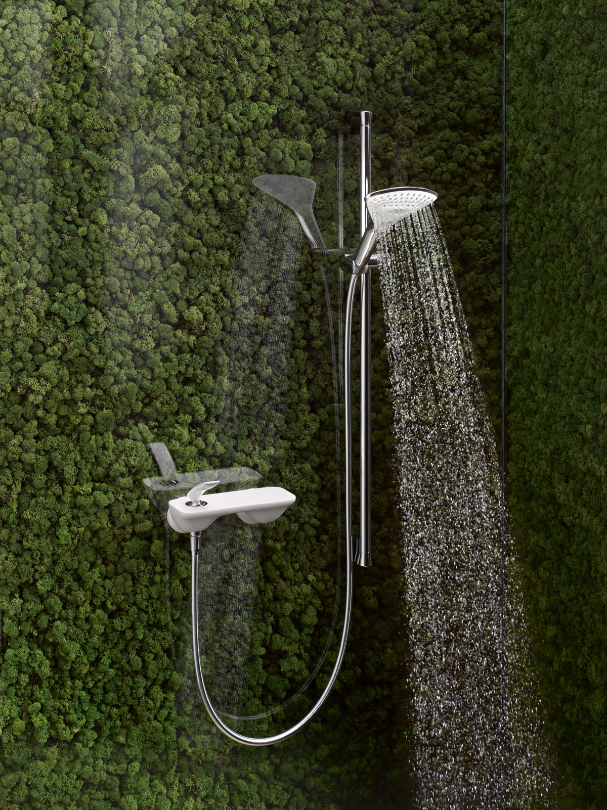 Kludi Balance bateria prysznicowa ścienna biały/chrom 527109175