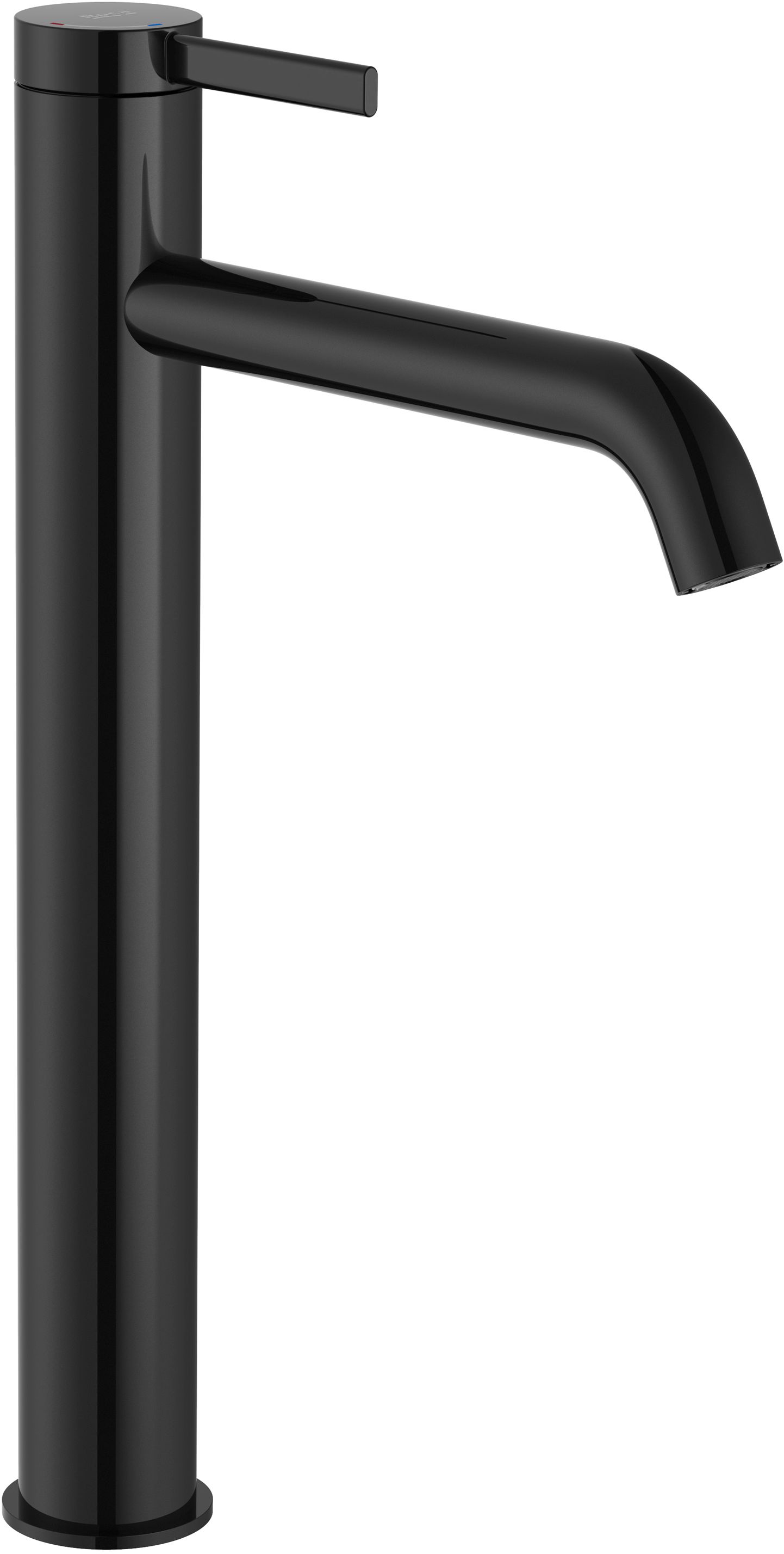 Roca Ona bateria umywalkowa stojąca czarna A5A349ECN0