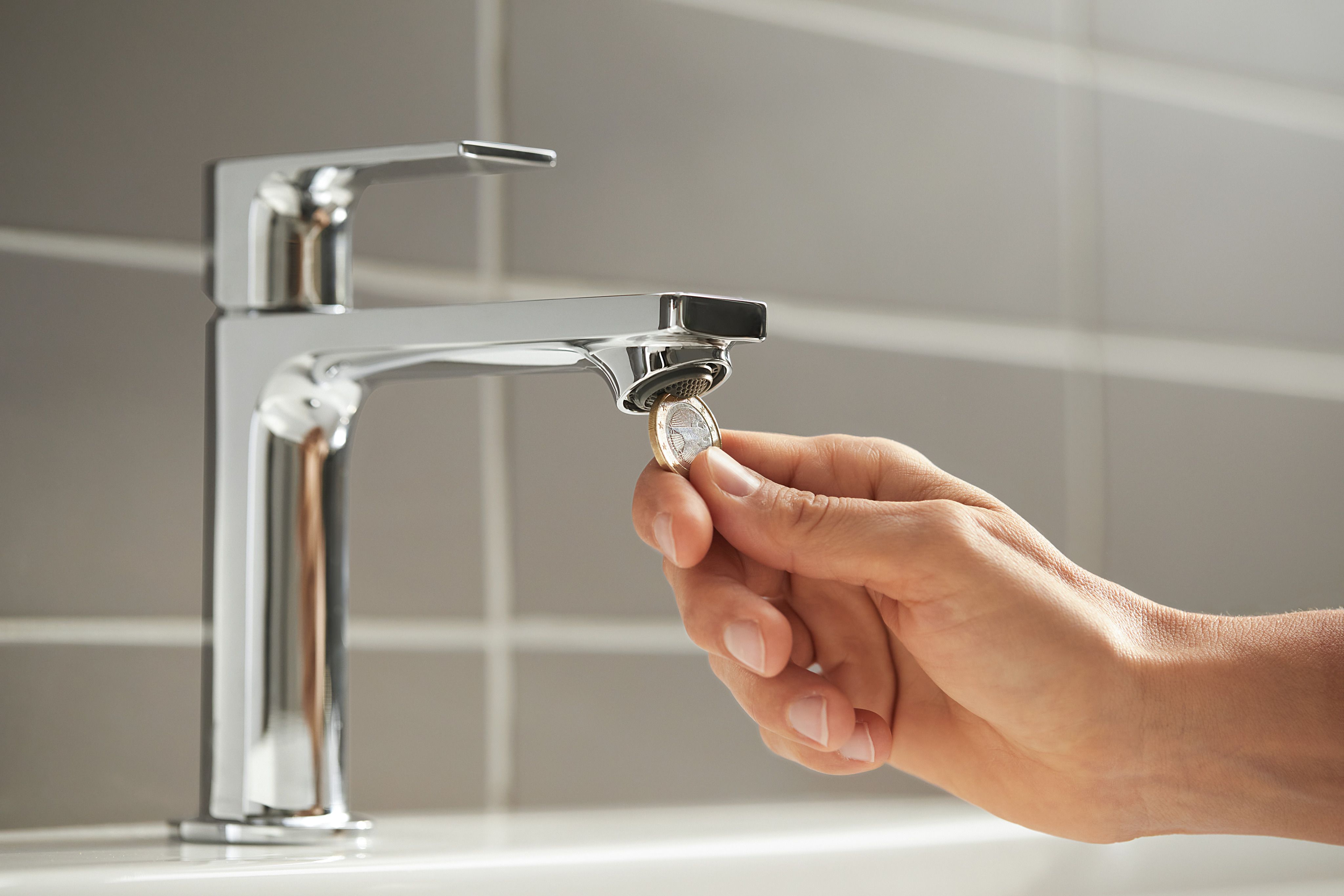 Hansgrohe Rebris E bateria umywalkowa stojąca chrom 72559000