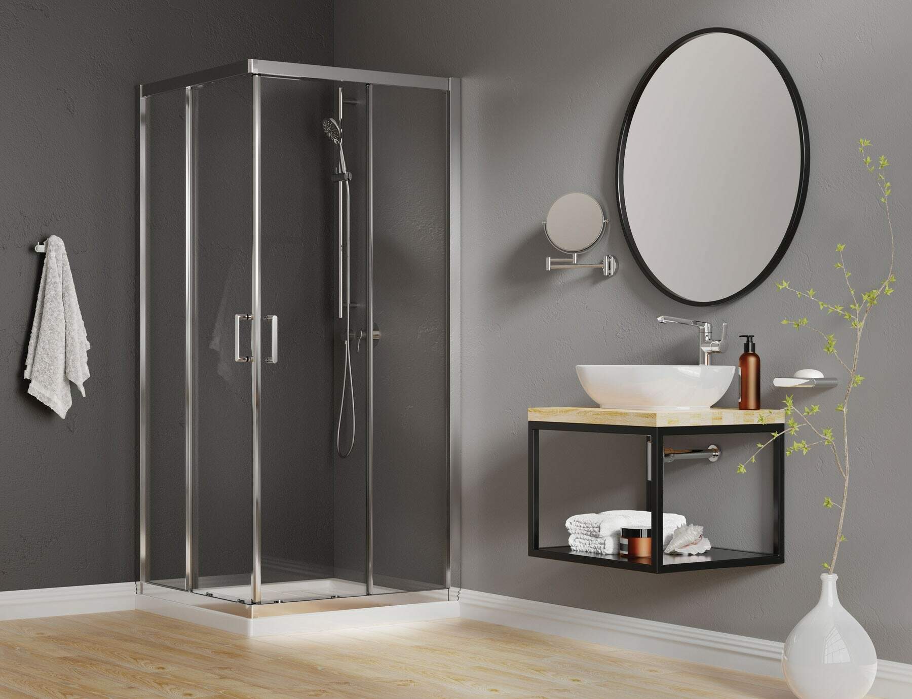 Deante Arnika bateria prysznicowa podtynkowa chrom BQA044L