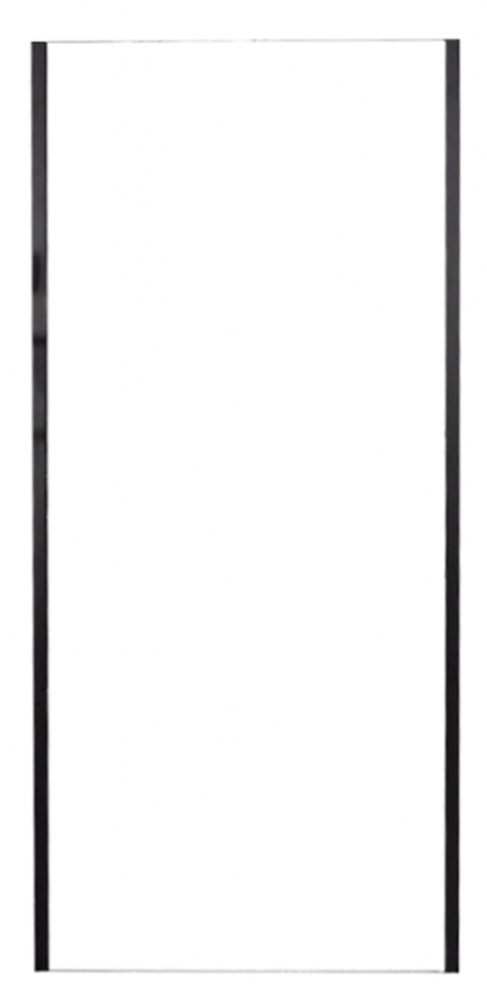 Rea Rapid ścianka prysznicowa 80 cm boczna czarny/szkło przezroczyste REA-K6421