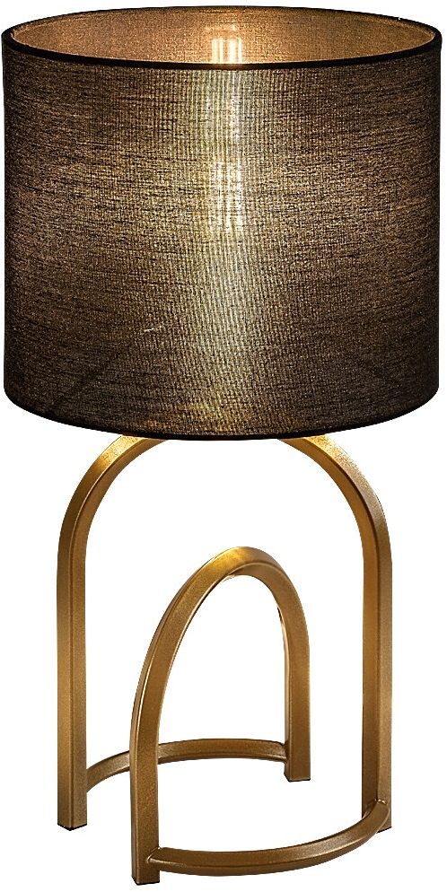 Rabalux Gisaya lampa stołowa 1x25 W czarna/złota 74075