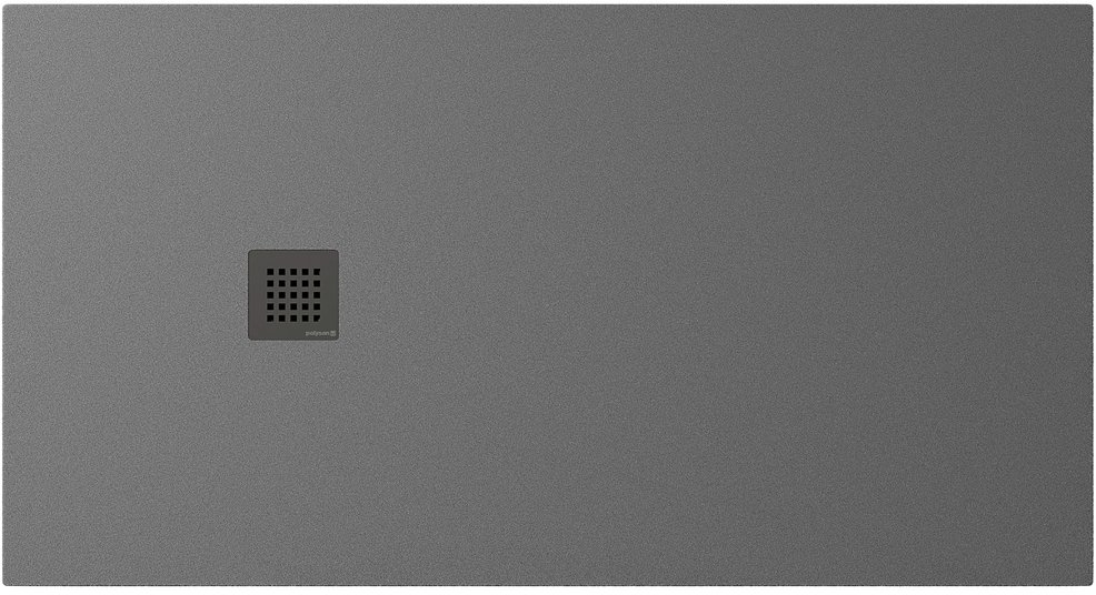 Polysan Treneca brodzik prostokątny 150x80 cm szary 84305.31