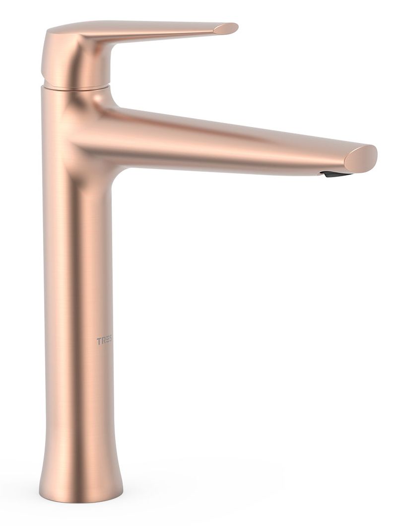Tres Fuji bateria umywalkowa stojąca wysoka różowe złoto mat 28120301OPM - Wysyłka w 24h