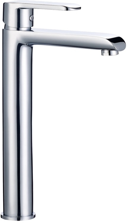 Invena Siros bateria umywalkowa stojąca wysoka chrom BU-90-W01