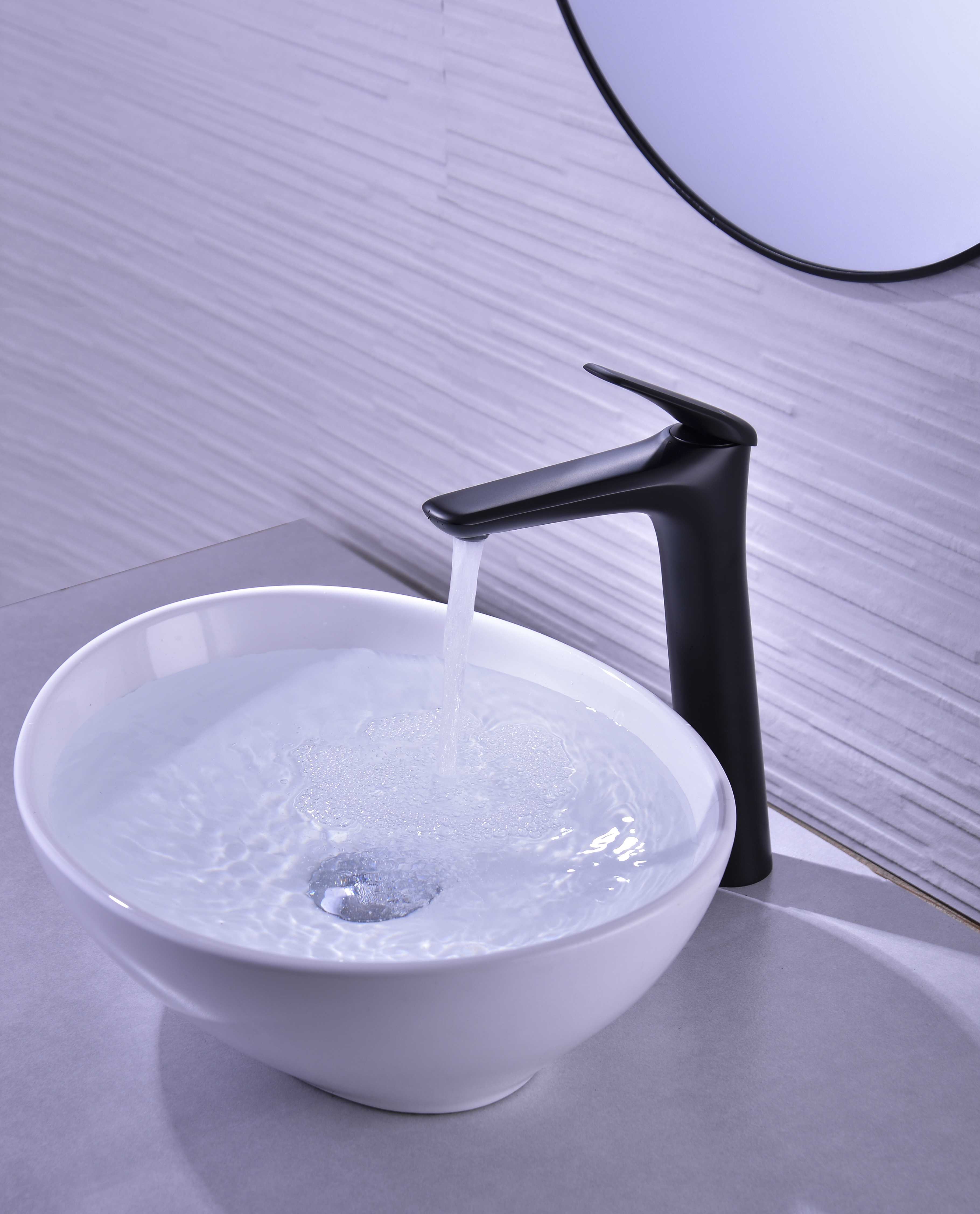 Comad Niagara bateria umywalkowa stojąca czarna NIAGARA UM 03 BLACK 86002B