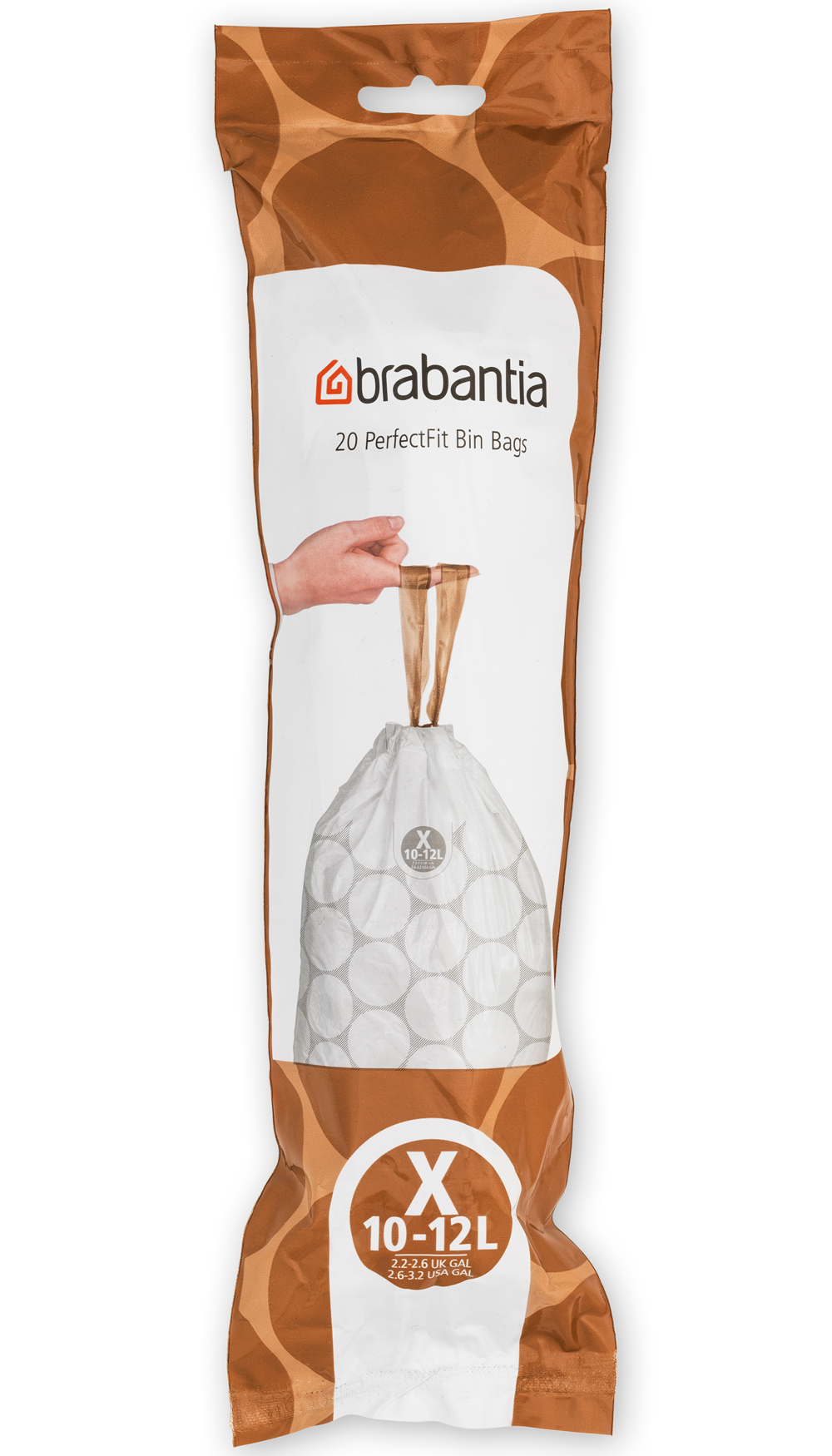 Brabantia PerfectFit worki na śmieci 12 l (20 szt) biały 116728 - Wysyłka w 24h