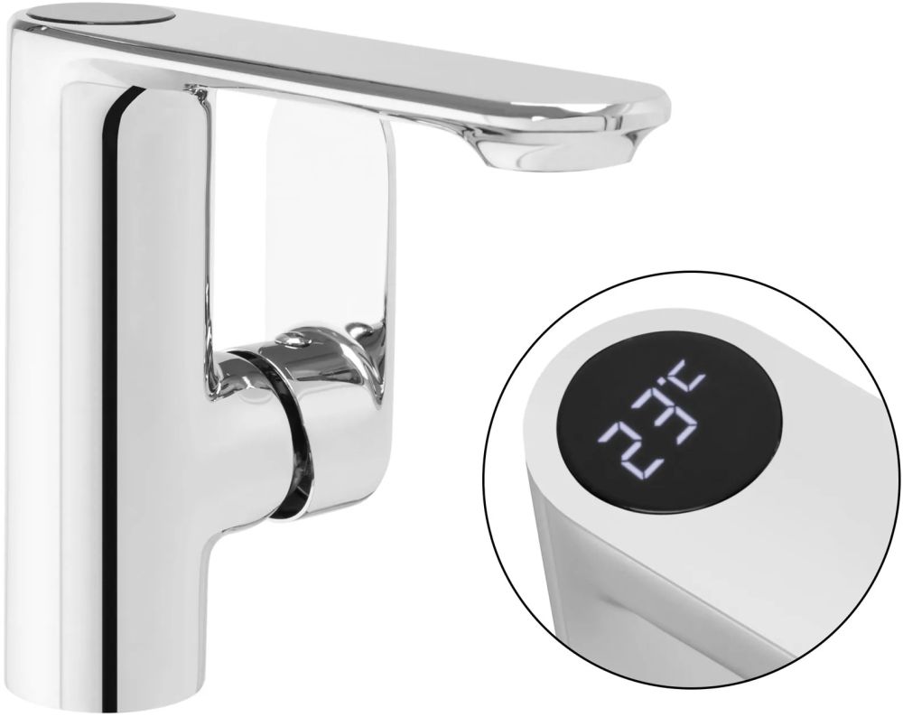 Rea Mils bateria umywalkowa stojąca chrom REA-B2000