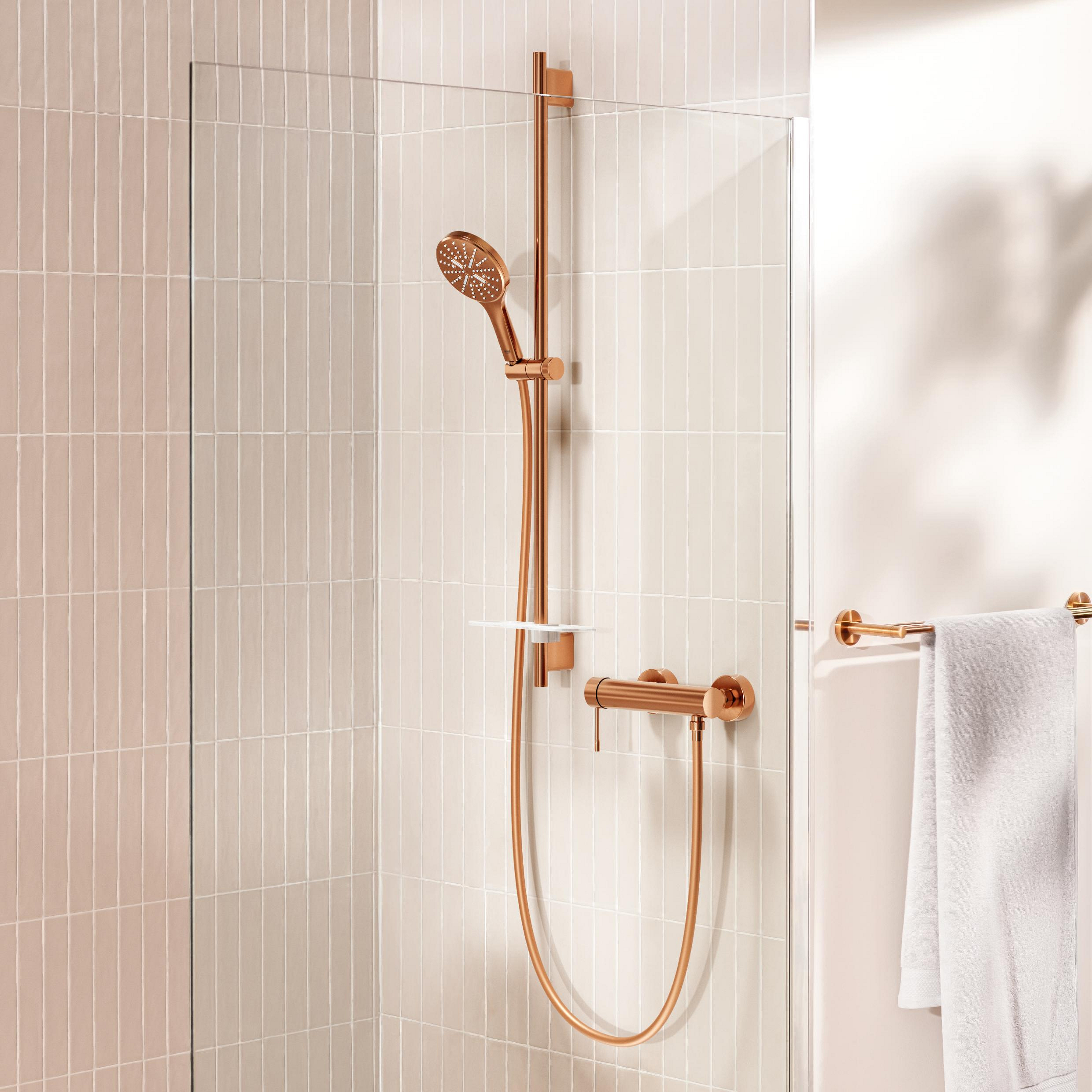 Grohe Essence bateria prysznicowa ścienna Brushed Warm Sunset 33636DL1