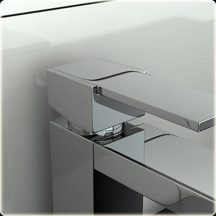 Kohlman Excelent bateria umywalkowa stojąca chrom QB100H