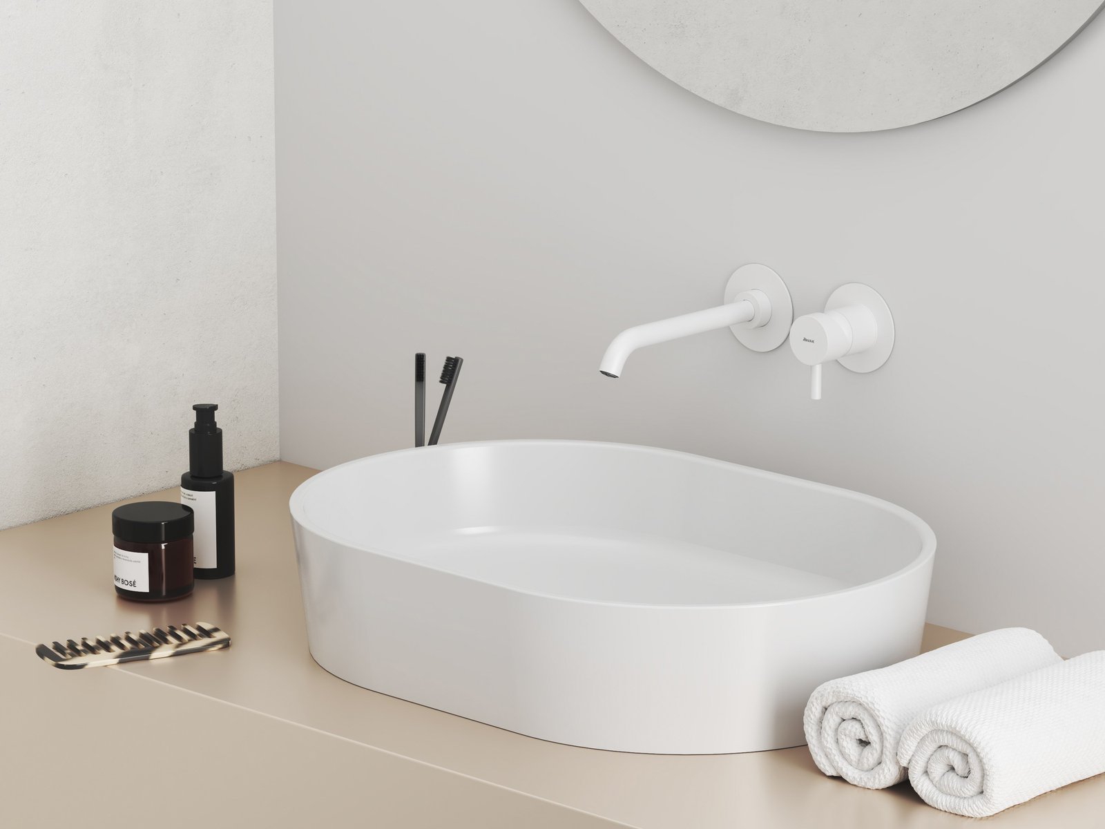 Ravak Espirit bateria umywalkowa podtynkowa biała X070241