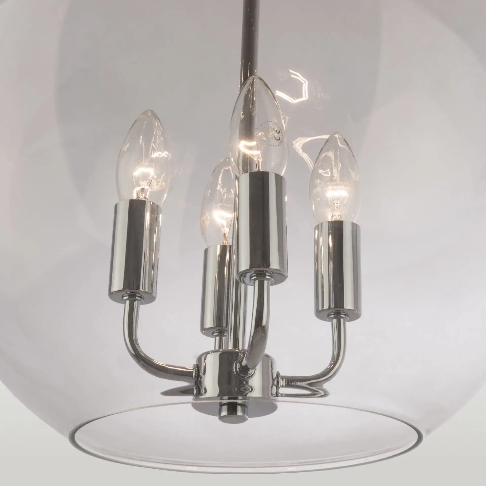 CosmoLight Prague lampa wisząca 4x40W chrom P04974CH