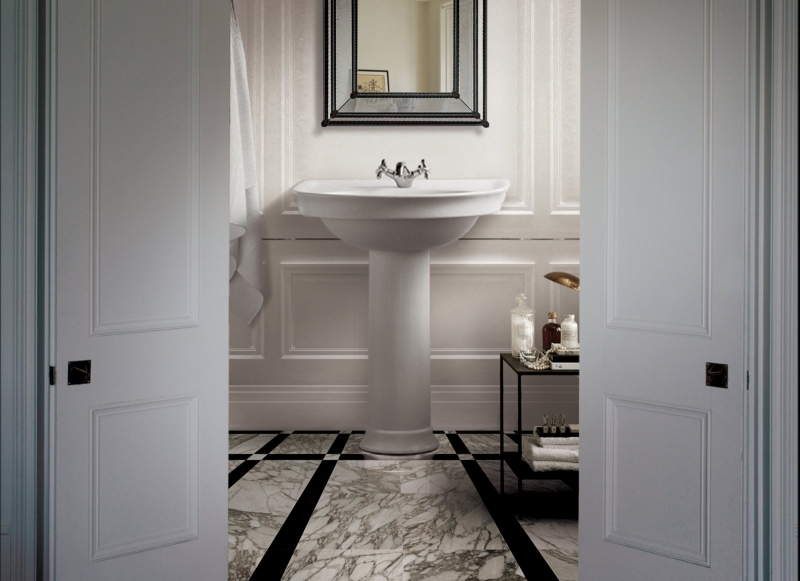 Hatria Dolcevita umywalka 70x55 cm ścienna półokrągła biała Y0EX01