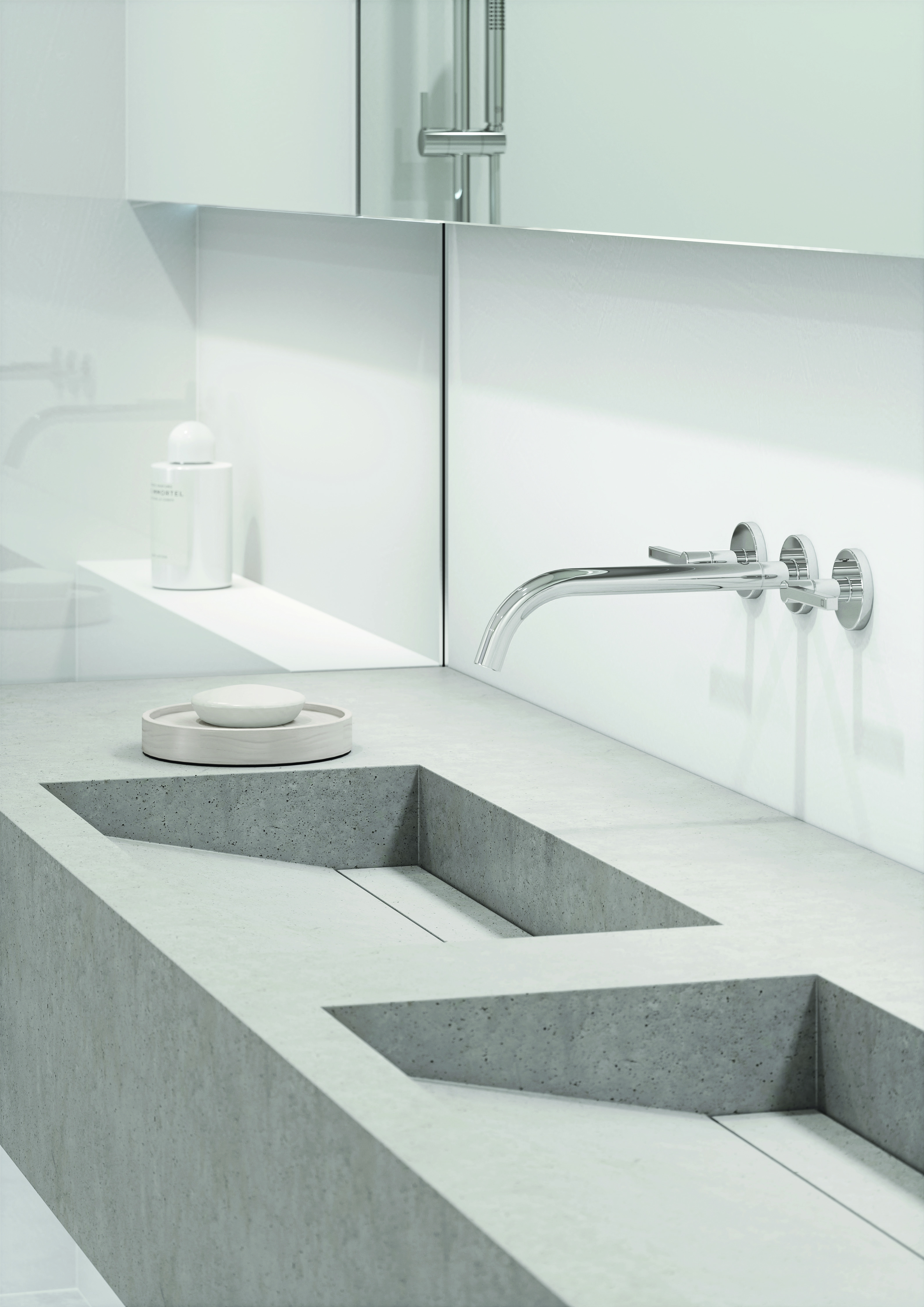 Kludi Nova Fonte Puristic bateria umywalkowa podtynkowa chrom 201460515