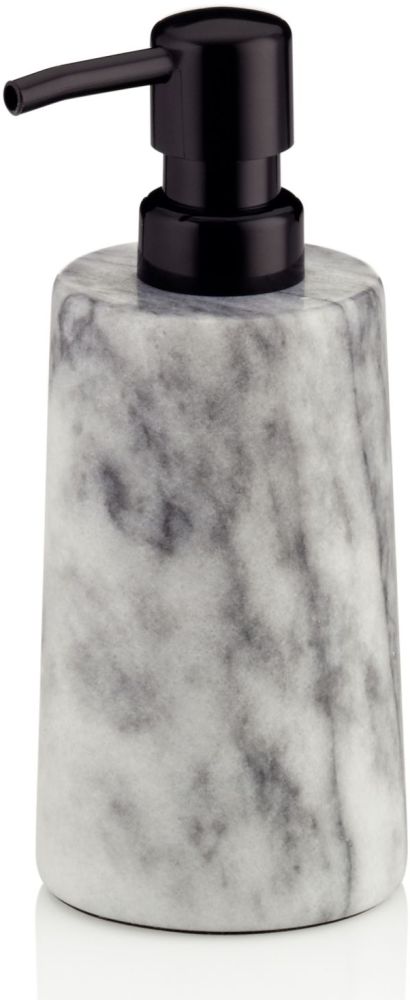 Kela Varda dozownik do mydła 250 ml stojący marmur/czarny 20027 - Wysyłka w 24h