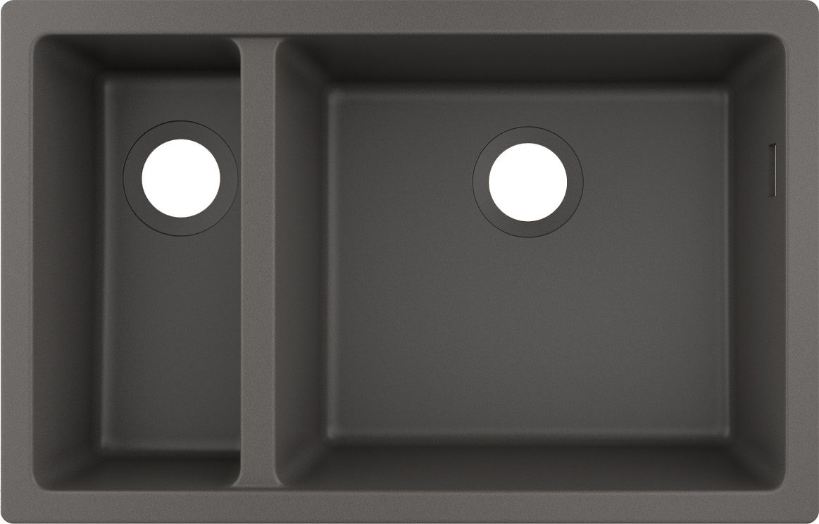 Hansgrohe S 51 zlewozmywak granitowy 71x45 cm kamienny szary 43433290