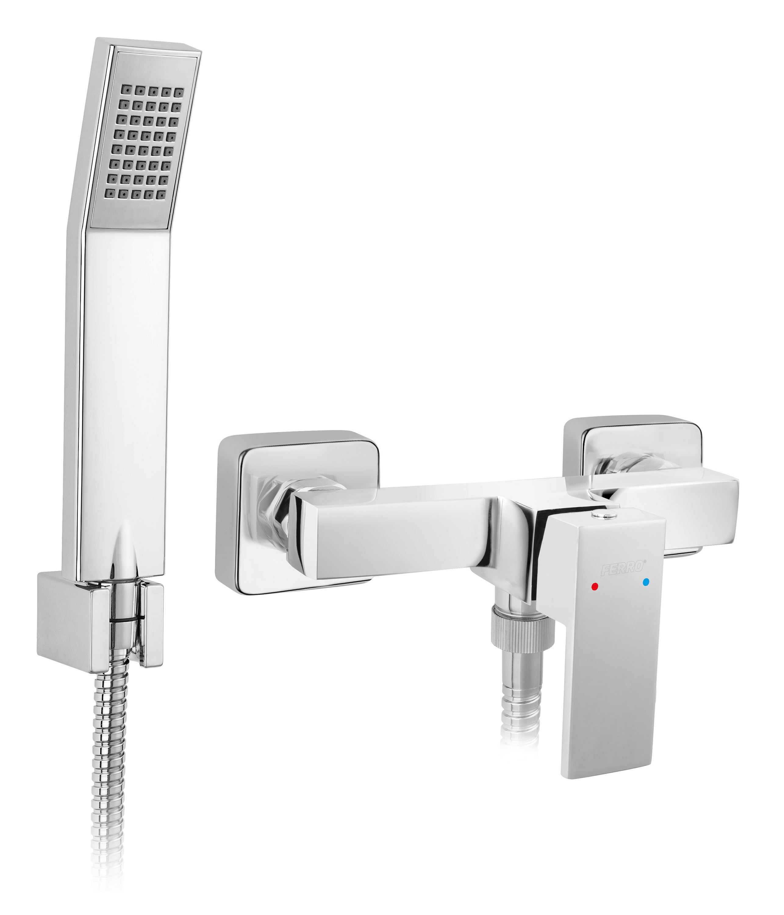 Ferro Zicco bateria prysznicowa ścienna chrom BZI77