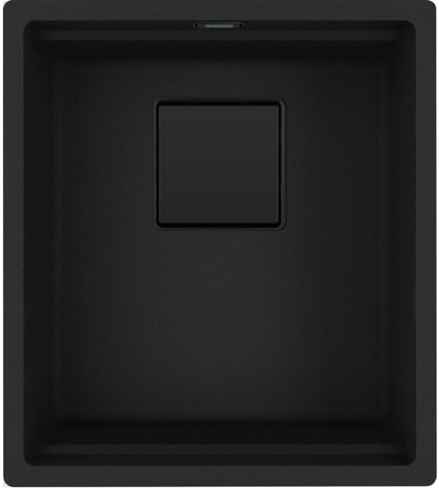 Franke Kanon KNG PRO 110-37 zlewozmywak granitowy 46x41 cm czarny mat 125.0749.652