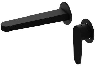 LaVita Cetus bateria umywalkowa podtynkowa czarny mat