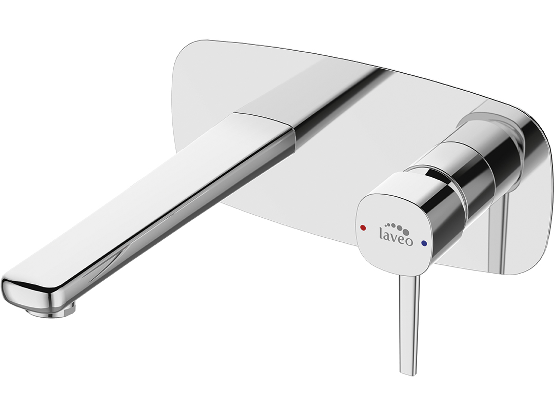 Laveo Pola bateria umywalkowa podtynkowa chrom BAP022P