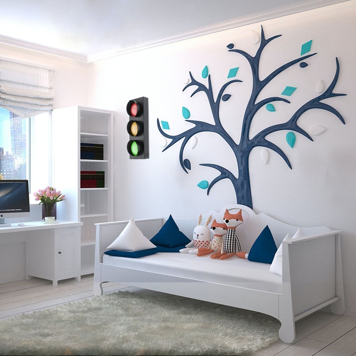 Abigali Street kinkiet 1x15W LED czarny STREET