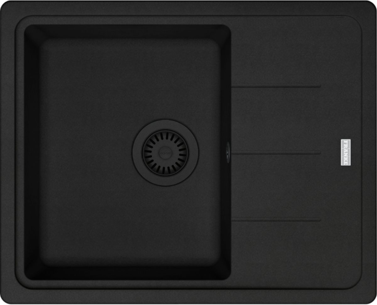 Franke Basis zlewozmywak granitowy 62x50 cm czarny 114.0693.558